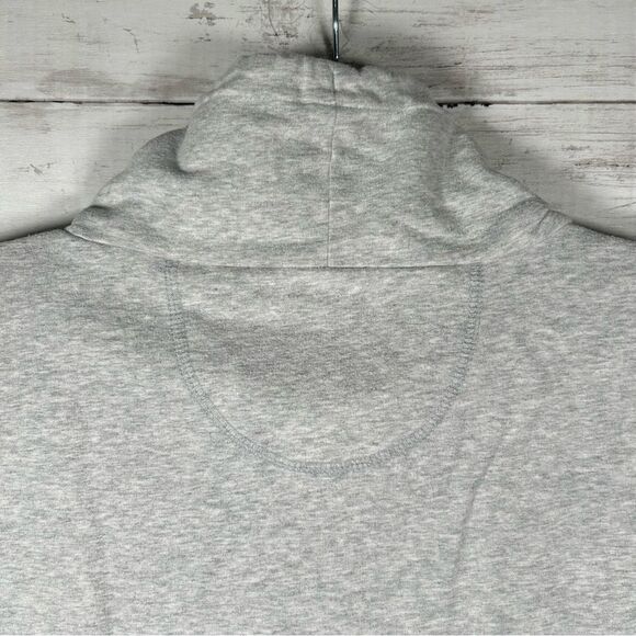 L.L.Bean Ultrasoft Sweats Funnelneck Pullover Gray Heather Cotton Sweatshirt S - Picture 6 of 6